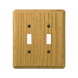 OAK SWITCH PLATE 2G