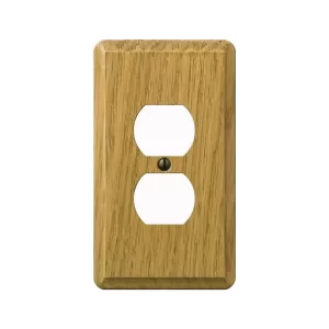 OAK RECEPTACLE COVER 1G