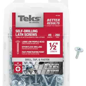 LATHE SCREWS 8X1/2 TEKS