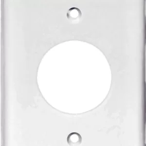 ROUND PLATE WHITE 1G