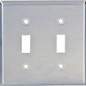 SWITCH PLATE SS 2G