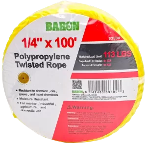 POLY ROPE 1/4" X 100'
