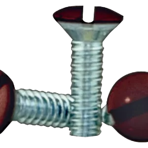 COVER PLATE SCREWS BROWN