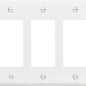 ROCKER/GFCI PLATE WHITE 3G