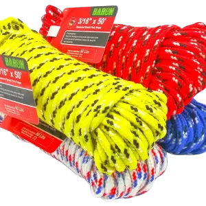 ROPE POLY COLOR 3/16" X 50'