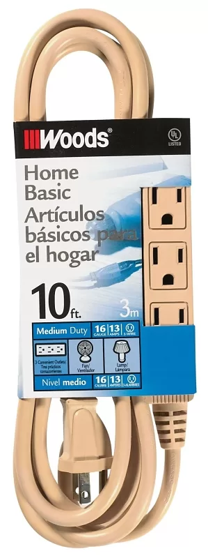 EXT TAP 3-OUT 16/3 BIEGE 10'