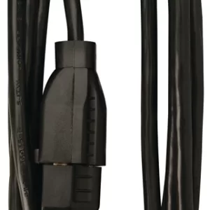 EXT CORD 16 AWG BLK 8'