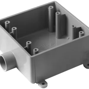 CONDUIT BOX 2G 1OUT 1/2"