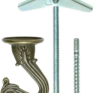 SWAG HOOK ANTIQUE BRASS