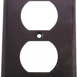 RECEPTICALE PLATE BROWN 1G