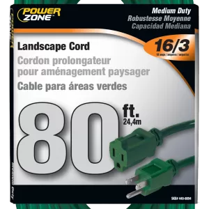 EXT CORD 16/3 GREEN 80'
