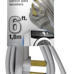 DRYER CORD 10/3 SRDT GRAY 6'