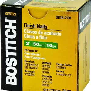 FINISH NAILS 16GA 2" 2500BX