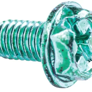 GROUND SCREW GREEN 10-32X3/8
