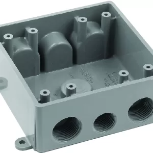 COND BOX 2G 7OUT 1/2&3/4 FEM