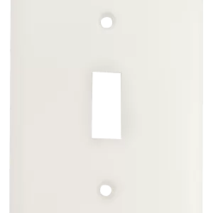 SWITCH PLATE WHITE 1G
