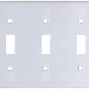 SWITCH PLATE WHITE 3G