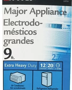 EXT CORD 9' 20A APPLIANCE