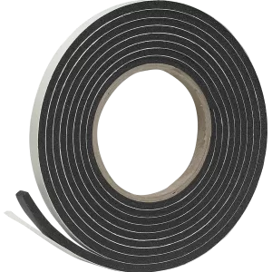 WETHRSTRP BLACK FOAM 3/8X10'