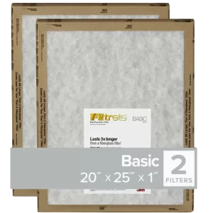 AIR FILTER 20X25 FIBERGLASS