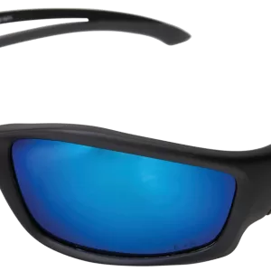 SAFTEY GLASSES: BLACK/BLUE