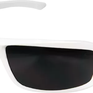 SAFTEY GLASSES: WHITE/SMOKE